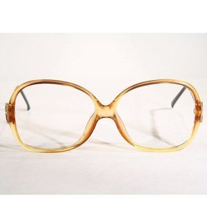 Vintage Viennaline Frame Austria 3076 Optyl Honey Amber Eyeglass Frame